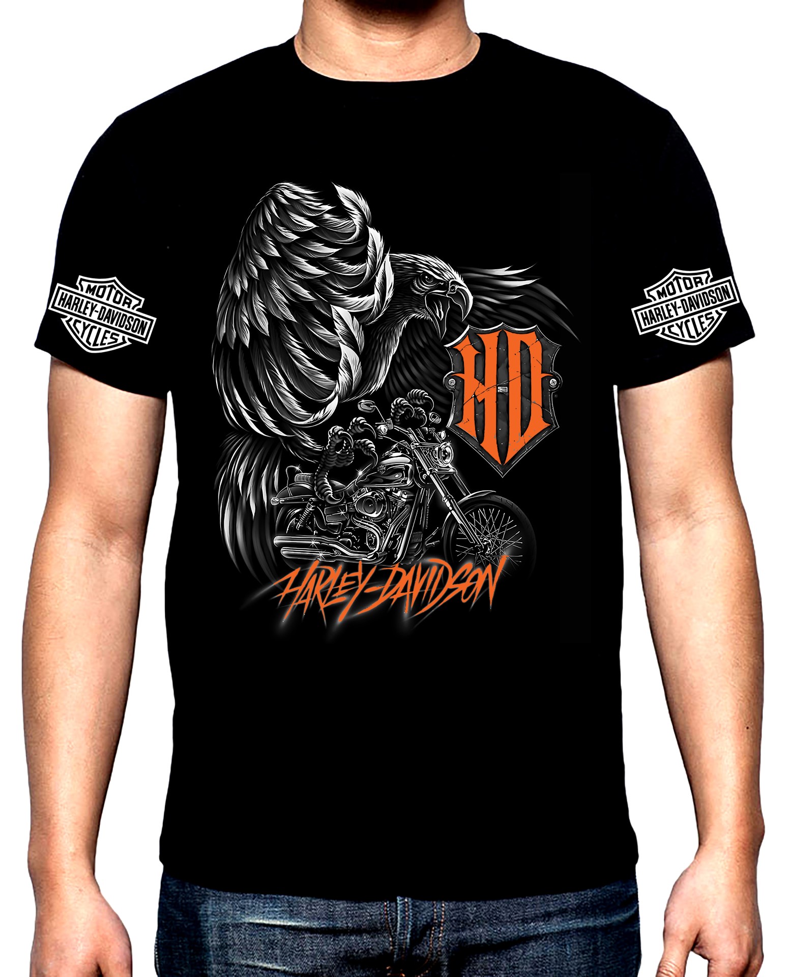 Харлей Дейвидсън, Harley Davidson, мъжка тениска, 100% памук, S to 5XL